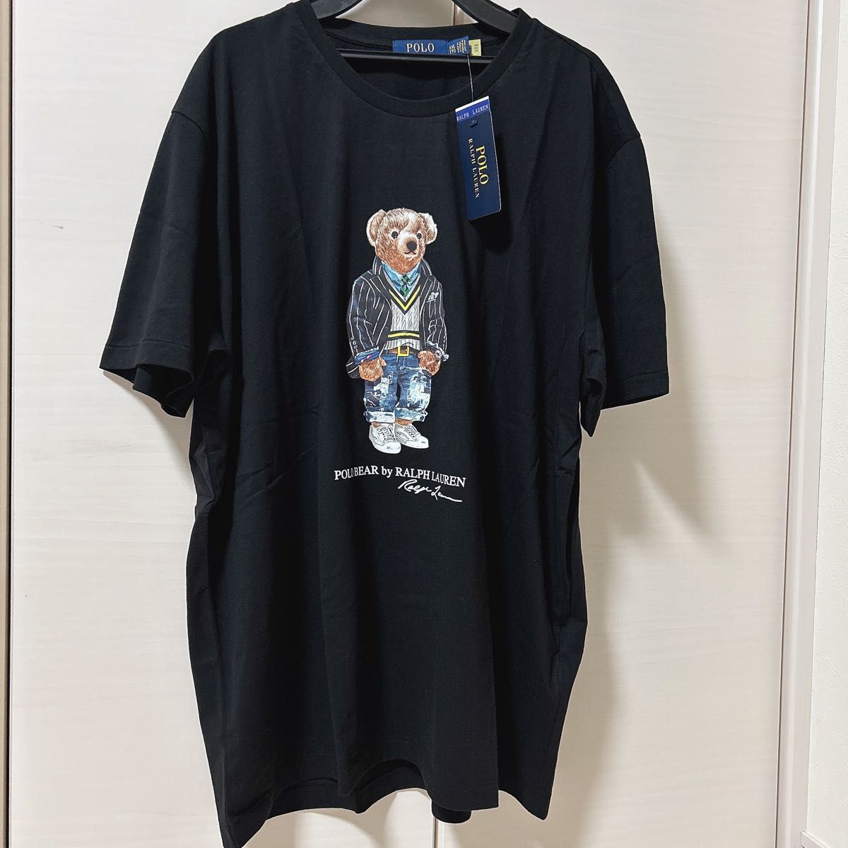 新品】POLO RalphLauren ポロベア Tシャツ 黒 メンズXXL 男女 新品】POLO RalphLauren ポロベア Tシャツ 黒 メンズXXL 男女