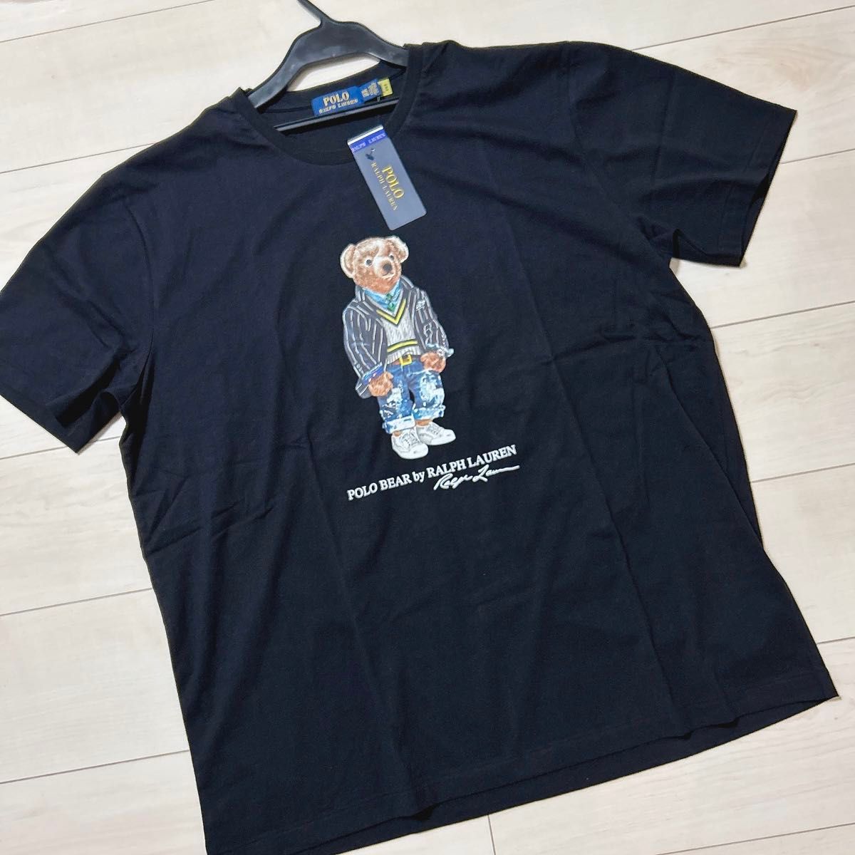 新品】POLO RalphLauren ポロベア Tシャツ 黒 メンズXXL 男女 新品】POLO RalphLauren ポロベア Tシャツ 黒 メンズXXL 男女