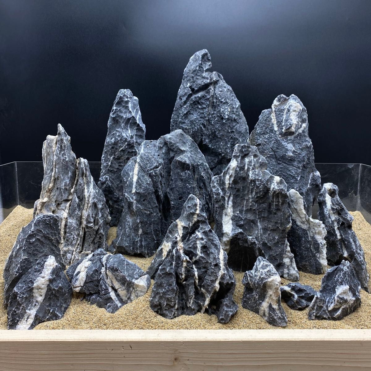MSS-6124 青龍石12.7kgセット 酸処理済み龍王石 竜王石アクアリウム MSS-6124青龍石12.7kgセット 酸処理済み龍王石 竜王石