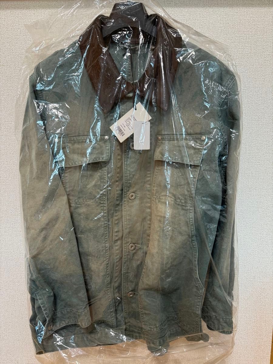 AURALEE 25SS ORGANIC COTTON DUCK BLOUSON / ASH GREEN|Yahoo AURALEE 25SS ORGANIC COTTON DUCK BLOUSON / ASH GREEN|Yahoo