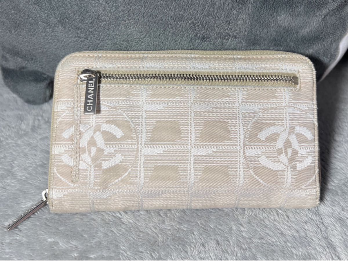 シャネル CHANEL 長財布 ラウンドファスナー キャンバス シャネル CHANEL 長財布 ラウンドファスナー キャンバス