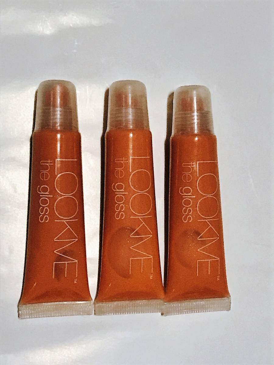  look mi-/LOOKME the gloss* tube gloss lip gloss LMT01 Moringa 11mL 3 pcs set * unused new goods 