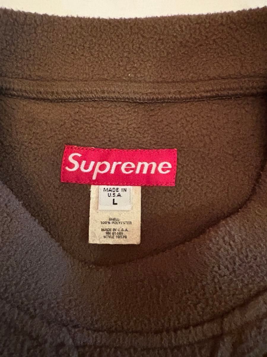 90s supreme patagonia logo fleece crew L|Yahoo!フリマ(旧 90s supreme patagonia logo fleece crew L|Yahoo!フリマ(旧