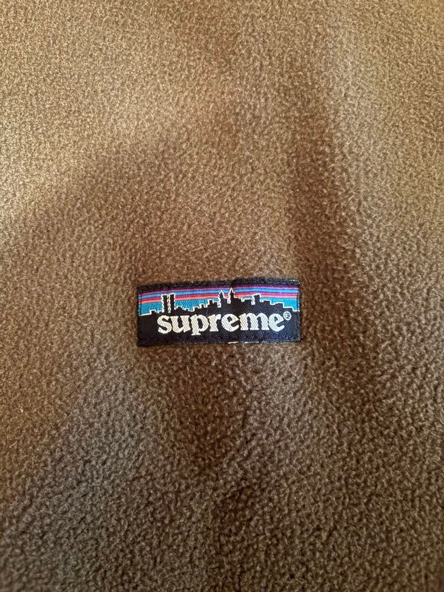 90s supreme patagonia logo fleece crew L|Yahoo!フリマ(旧 90s supreme patagonia logo fleece crew L|Yahoo!フリマ(旧