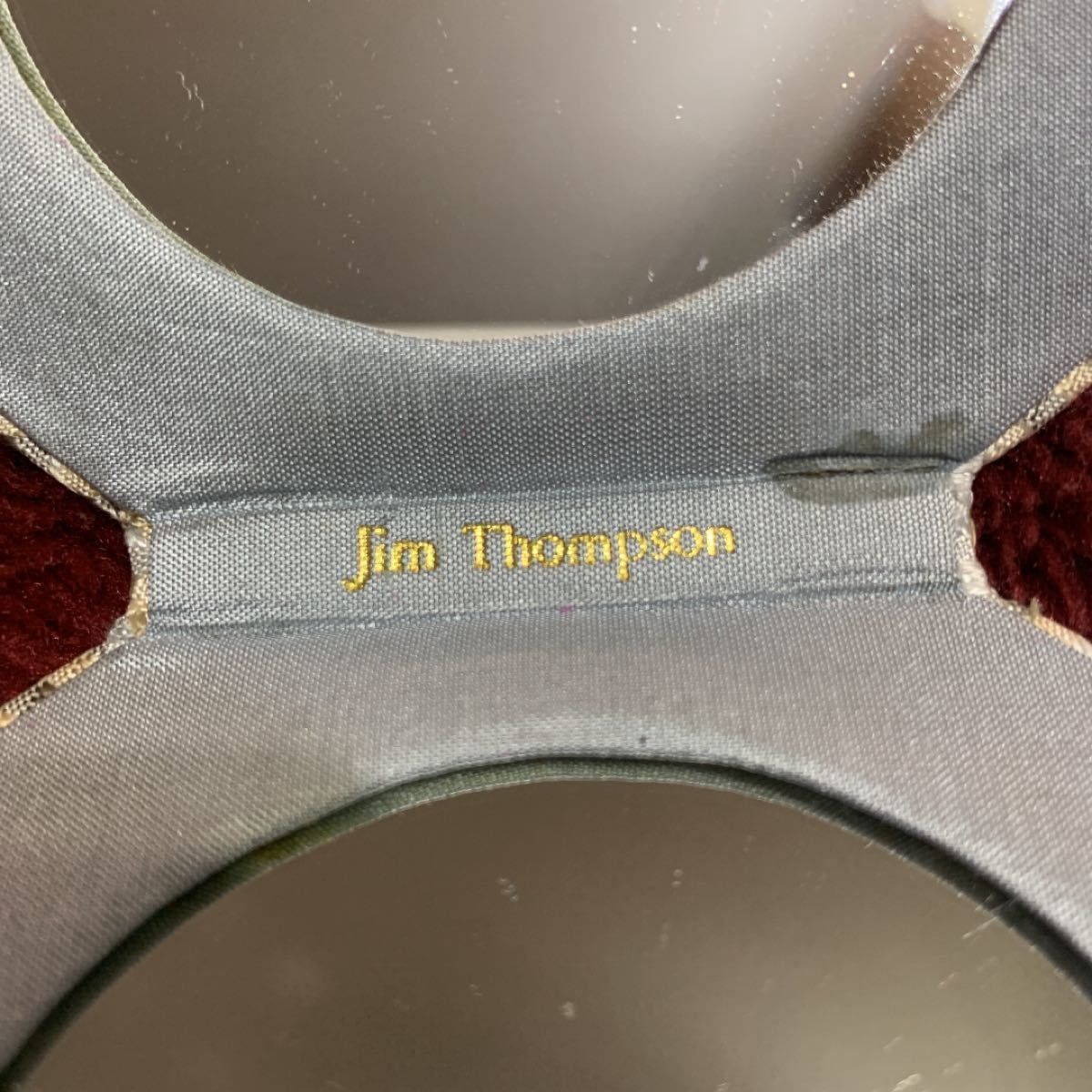 タイ《ジム・トンプソン》のトートバッグ（未使用品）とタイシルクのミラー（シミ有）