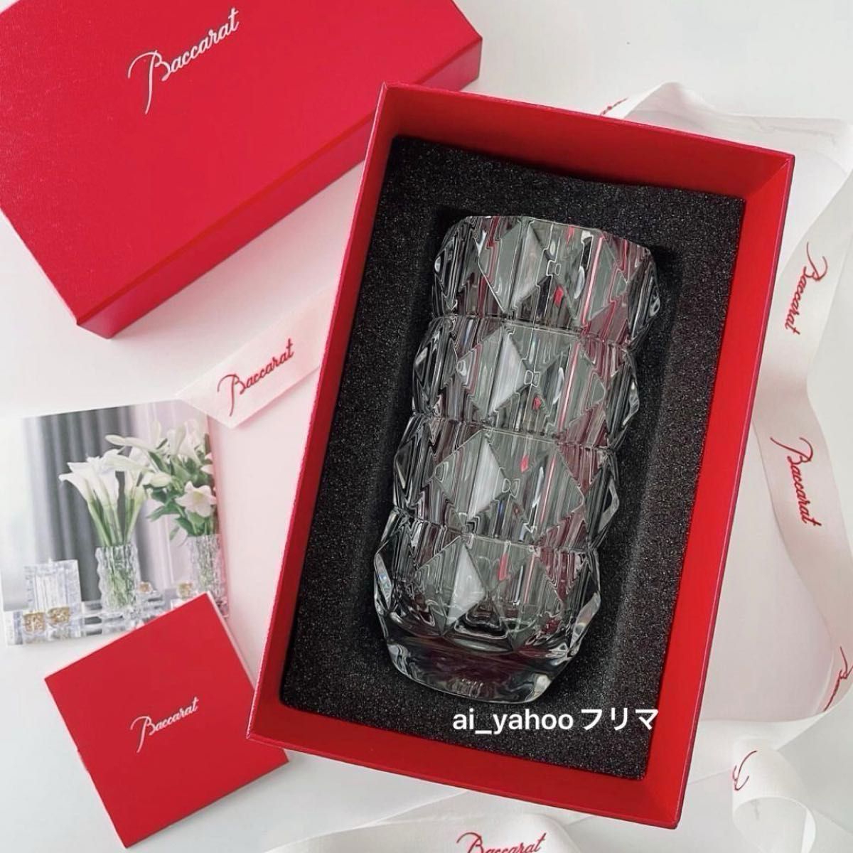 新品 箱付き バカラ Baccarat ルクソールベース クリスタル 新品 箱付き バカラ Baccarat ルクソールベース クリスタル