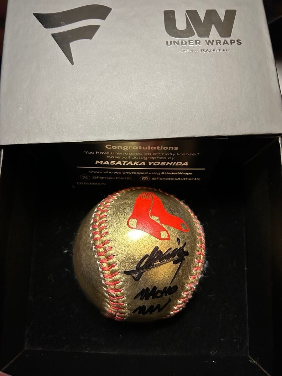 早い者勝ち 貴重品 MLB 吉田正尚 サイン ボール macho man 直筆 早い者勝ち 貴重品 MLB 吉田正尚 サイン ボール macho man 直筆