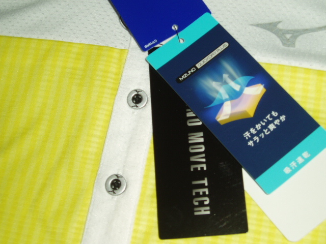N5　即決！新品★ミズノ（MIZUNO）ストレッチソフトシャツ 半袖　【M】\8,690　　動きやすい設計「ミズノムーブテック」 送料188円より_画像3