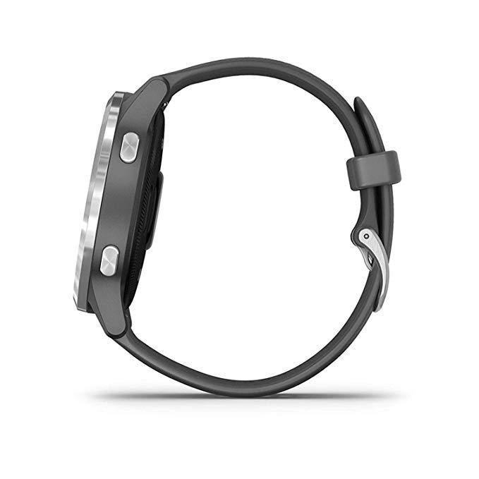 新品★送料無料★GARMIN(ガーミン) vivoactive4 GPSスマートウォッチ 最大5日間稼働 音楽再生機能 防水 心拍計 歩数計 シャドウグレー_画像6