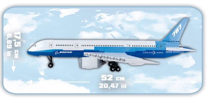 絶版 ☆ COBI ブロック ☆ ボーイング航空機・飛行機 シリーズ ☆ ボーイング 787 ドリームライナー Dreamliner / Boeing 787 ☆ 新品 EU製 4