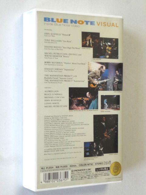 [VHS/ videotape ] BLUE NOTE/ all *a bow to* blue Note * visual * postage 520 jpy ~