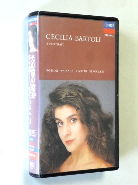 [VHS/Video Tape] Diva of the Light Country/Chochia Bartoli Crecital ★ Плата за доставку 520 иен ~