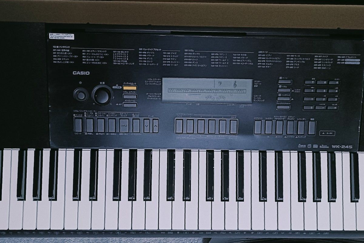 美品 CASIO 76鍵盤 電子キーボード WK-245|Yahoo!フリマ(旧 美品 CASIO 76鍵盤 電子キーボード WK-245|Yahoo!フリマ(旧