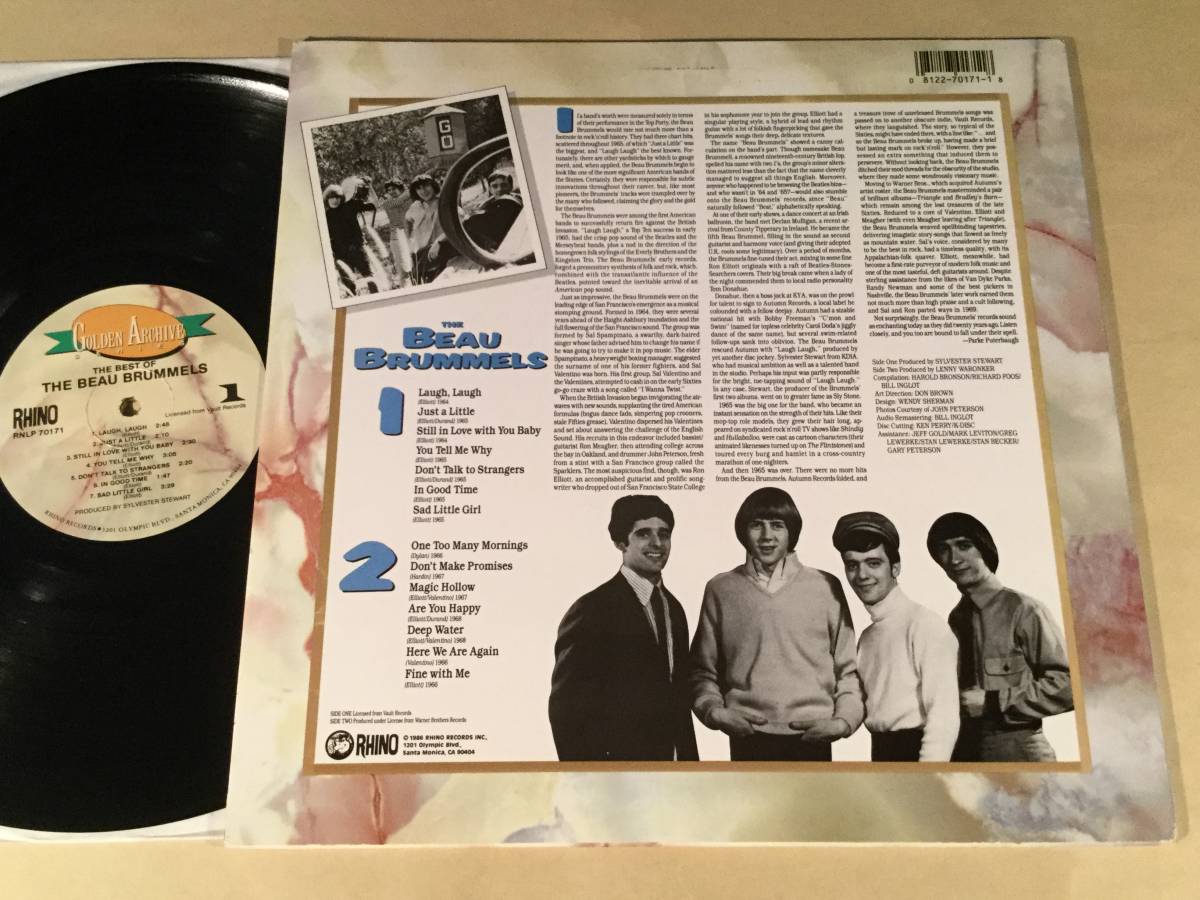 LP(米盤)●ボー・ブラメルズ Beau Brummels／GOLDEN ARCHIVE SERIES●良好品！_画像2