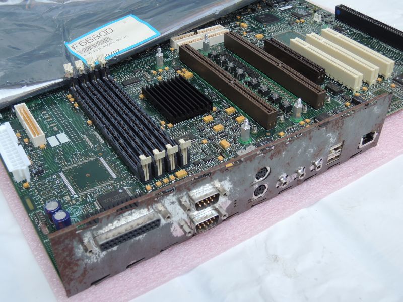 Intel Slot1(Slot-1)　PentiumⅡ/PentiumⅢ Dual実装対応 マザーボード 動作画面有_画像3