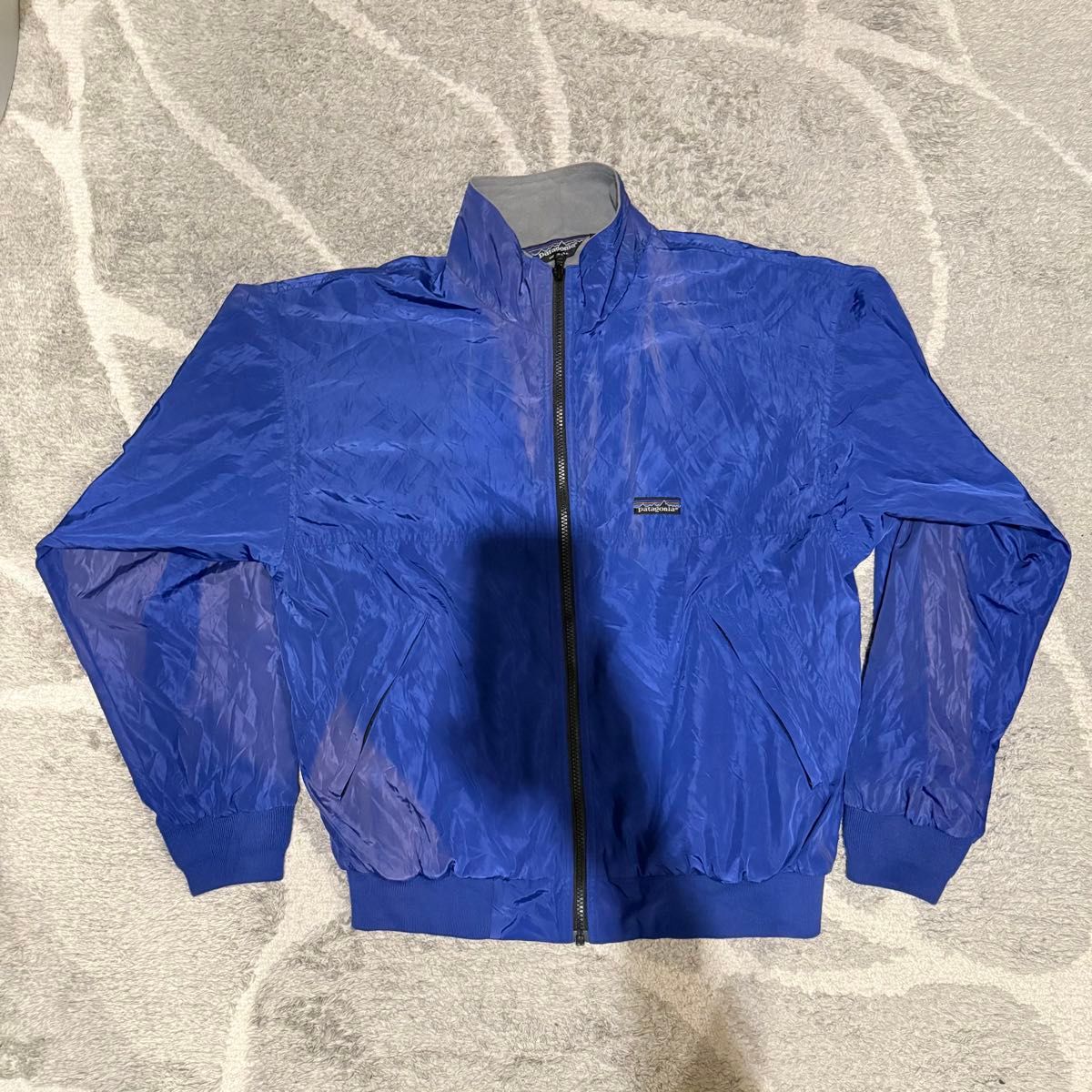 80s パタゴニア Patagonia シェルドシンチラジャケット ブルー 80s パタゴニア Patagonia シェルドシンチラジャケット ブルー