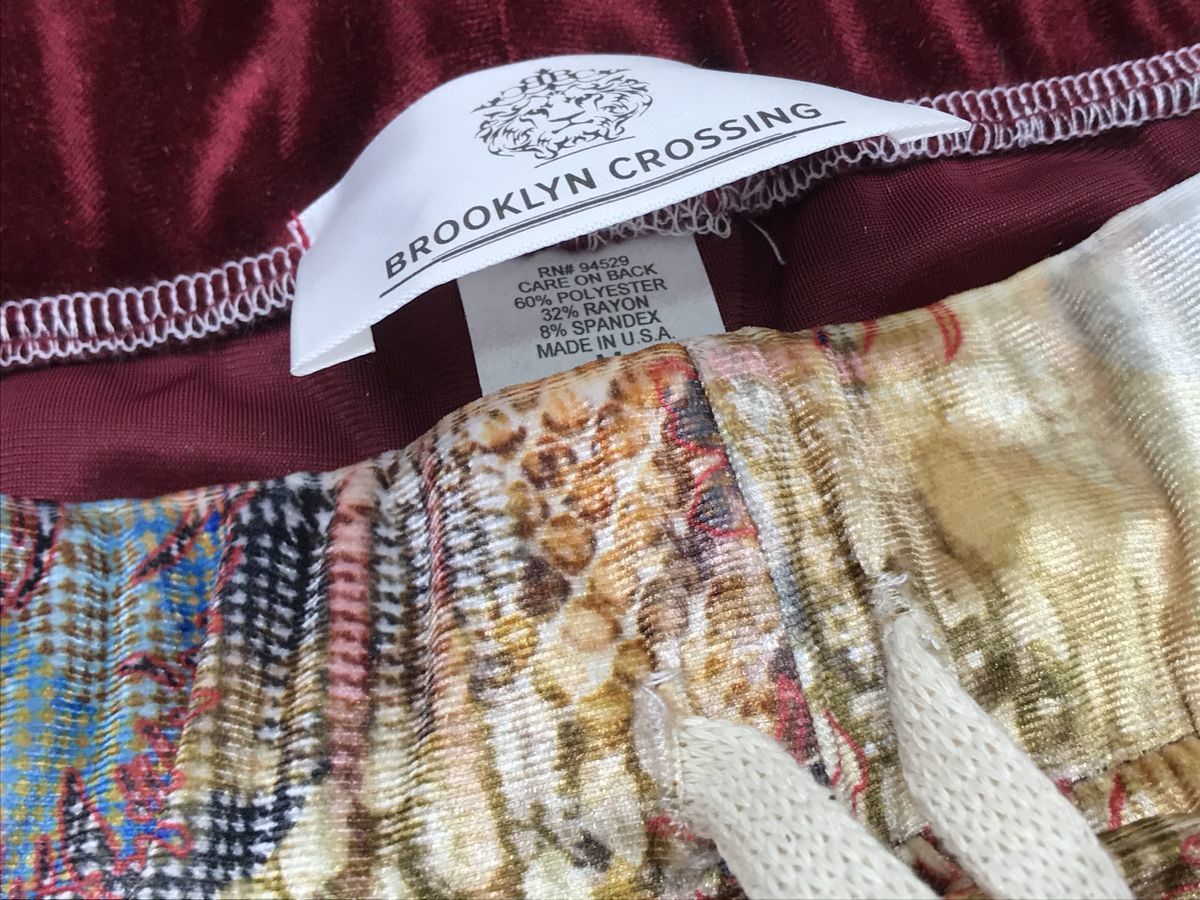 USA製 日本未入荷 【XL】 Brooklyn Crossing ベロア Velour 上下 USA製 日本未入荷 【XL】 Brooklyn Crossing ベロア Velour 上下
