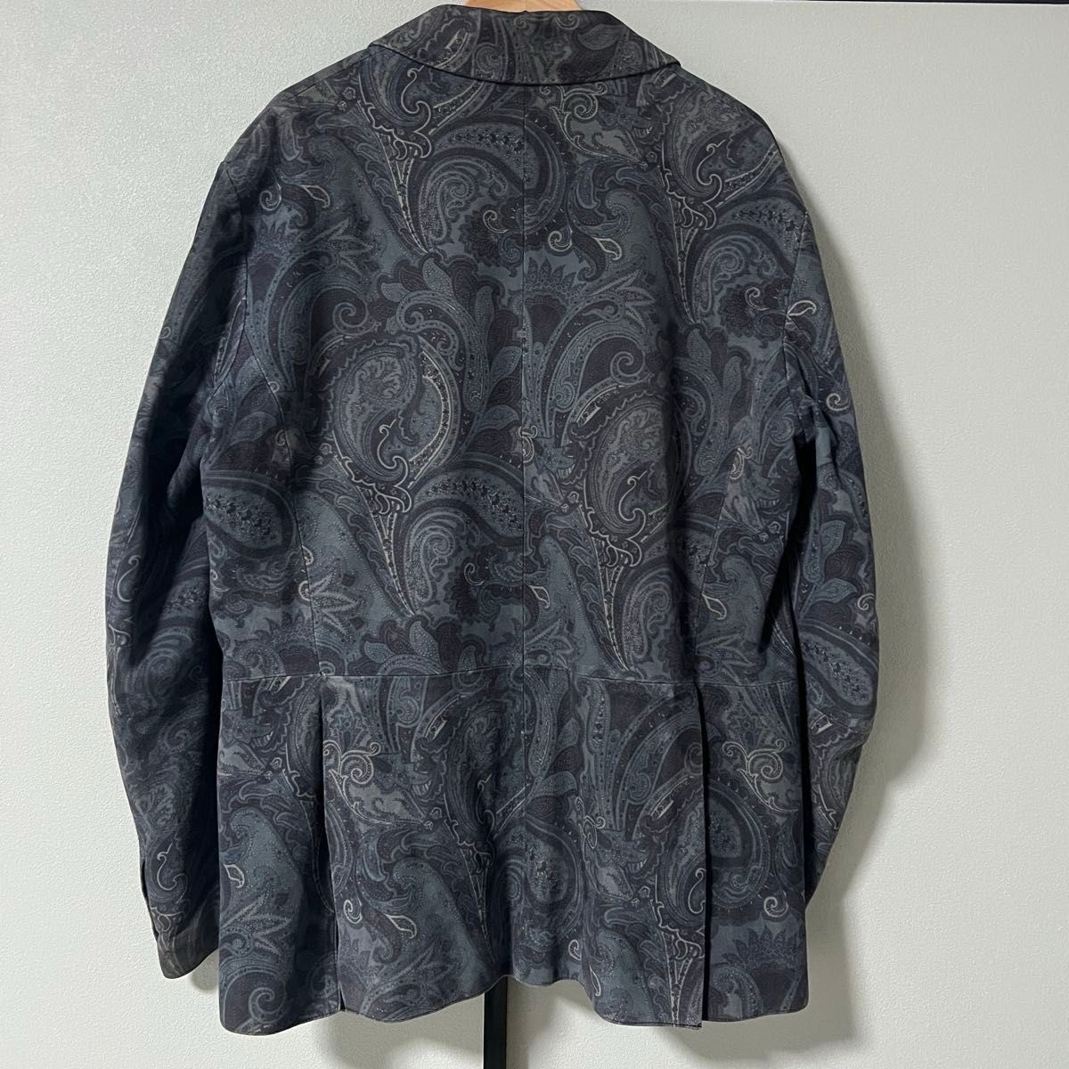 ETRO エトロ メンズジャケット 山羊革 ペイズリー柄 56サイズ ETRO エトロ メンズジャケット 山羊革 ペイズリー柄 56サイズ