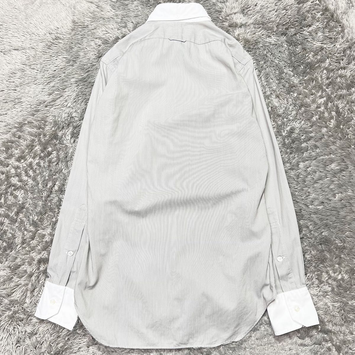 Thom Browne トムブラウン メンズ ストライプ クレリックカラー Thom Browne トムブラウン メンズ ストライプ クレリックカラー