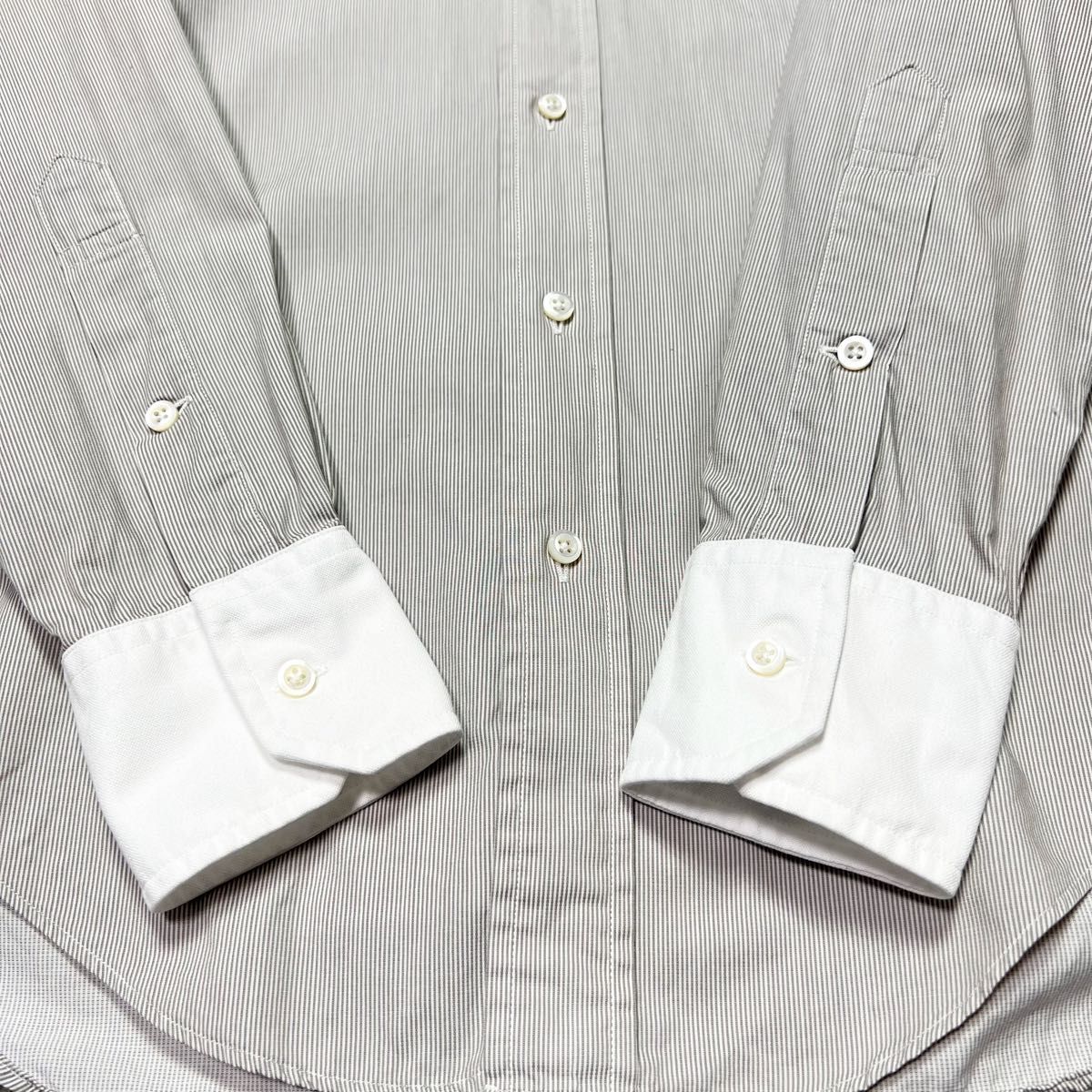 Thom Browne トムブラウン メンズ ストライプ クレリックカラー Thom Browne トムブラウン メンズ ストライプ クレリックカラー