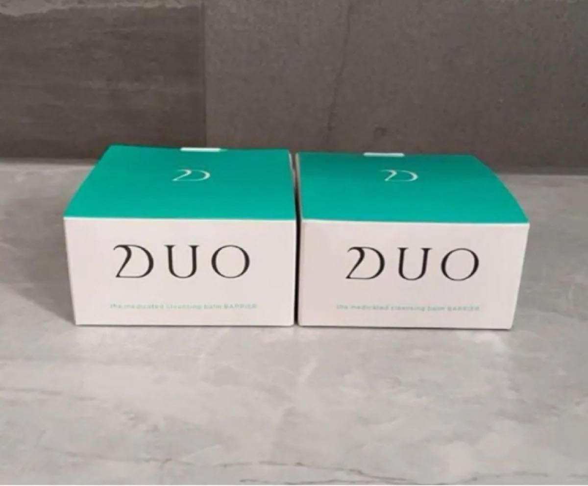 新品 2個 DUO ザ クレンジングバーム バリア 90g デュオ 緑 クレンジング