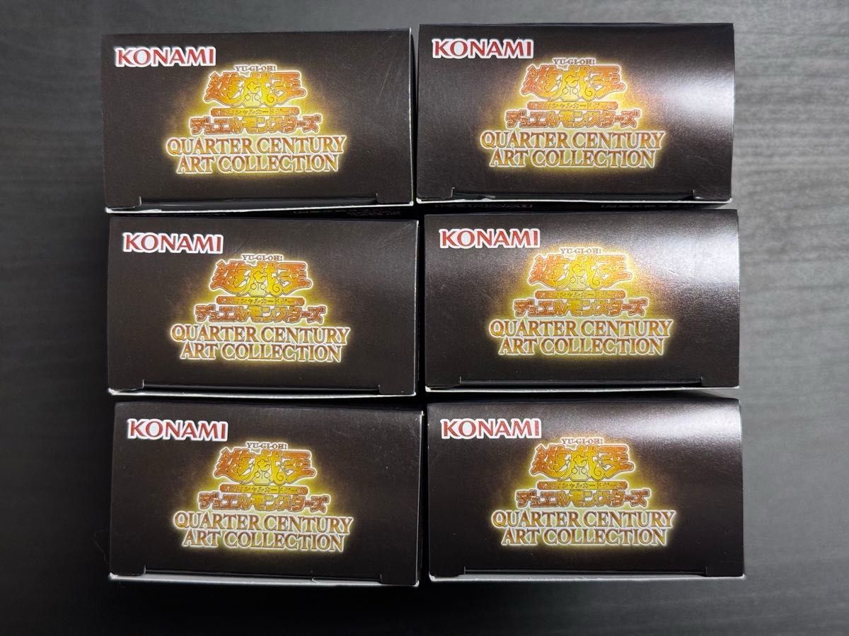 遊戯王 Quarter Century Art Collection 6BOX クォーター 遊戯王 Quarter Century Art Collection 6BOX クォーター