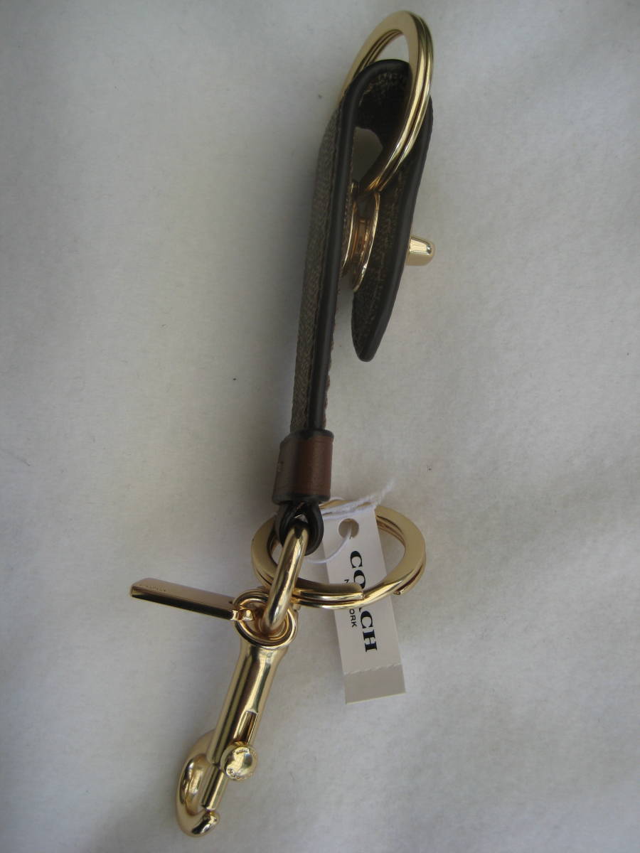  Coach COACH сумка очарование кольцо для ключей ключ fob брелок для ключа мульти- 49314 новый товар 