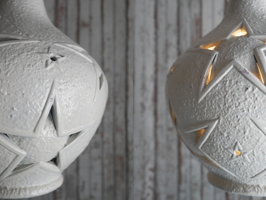 偽物 アンティーク陶器製スターデザイン吊り下げランプ[aplo-114]ディスプレイハンギング照明ライトビンテージコレクションミッドセンチュリー
