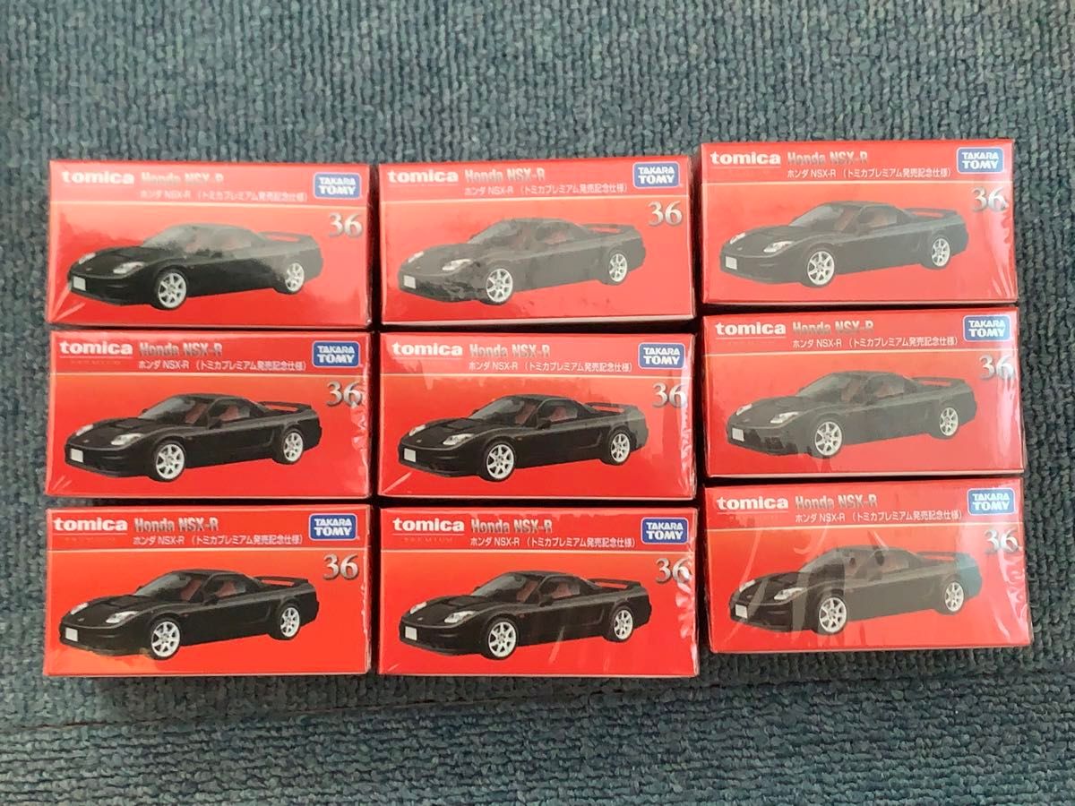 トミカプレミアム 36 ホンダ NSX-R 発売記念仕様 9台セット