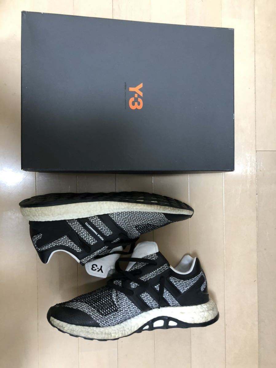 【2022春夏新色】 中古 Y3 Pureboost 28.5cm 黒 adidas ワイスリー アディダス 28.5cm 【2022春夏新色】 中古 Y3 Pureboost 28.5cm 黒 adidas ワイスリー アディダス 28.5cm