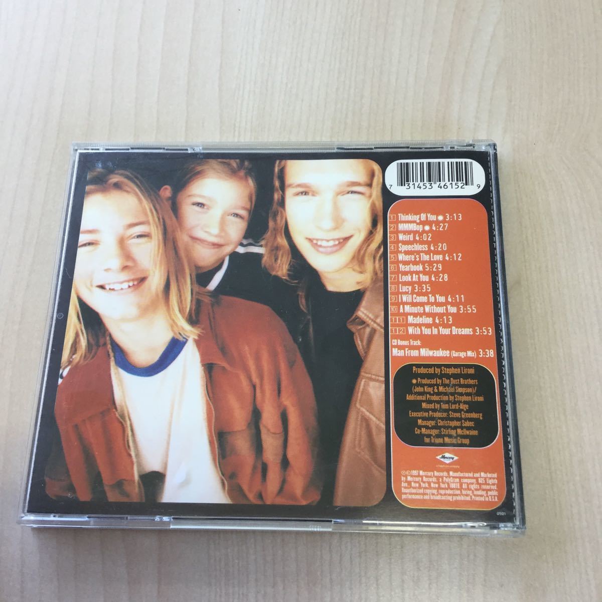 【中古品】アルバム CD hanson middle of nowhere 314 534 615-2_画像2