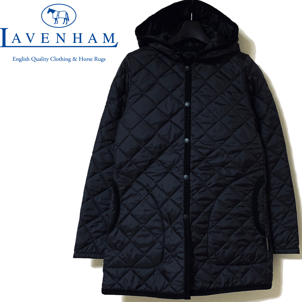 大注目 美品 2018 ラブンスター LAVENHAM 渡辺産業 レディース 黒 34