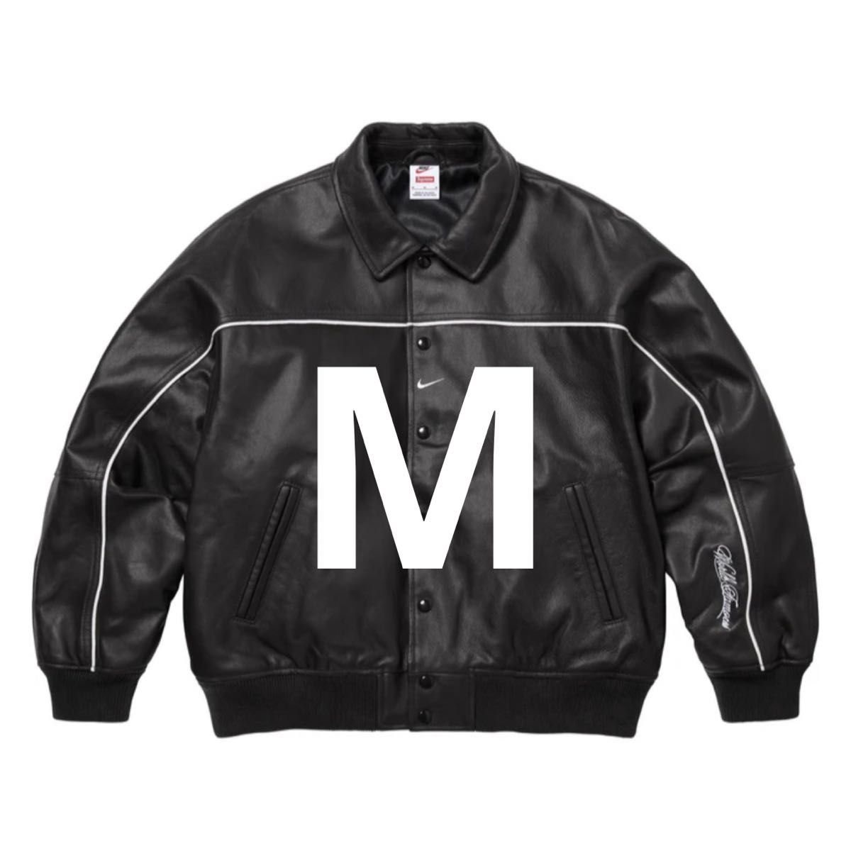 Supreme Nike Leather Varsity Jacket M シュプリーム ナイキ Supreme Nike Leather Varsity Jacket M シュプリーム ナイキ