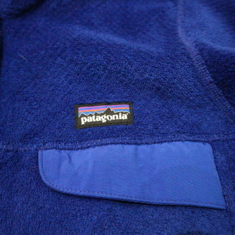 美品 patagonia Re-Tool Snap-T S ブルー フリース プルオーバー ジャケット リツール スナップT パタゴニア 25442 アウトドア