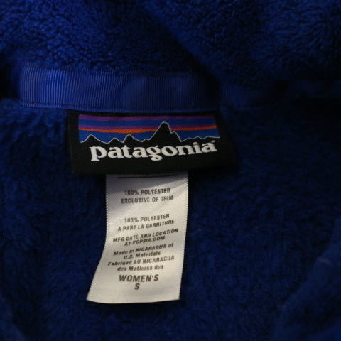 美品 patagonia Re-Tool Snap-T S ブルー フリース プルオーバー ジャケット リツール スナップT パタゴニア 25442 アウトドア_画像7