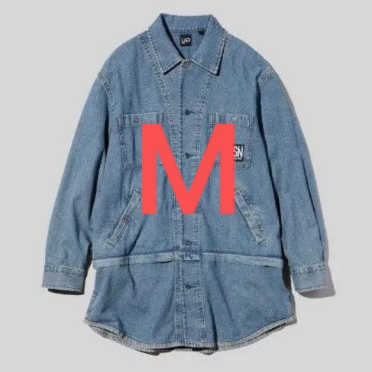 本日までの出品 UG GU UNDERCOVER チュニックシャツ M ブルー 本日までの出品 UG GU UNDERCOVER チュニックシャツ M ブルー