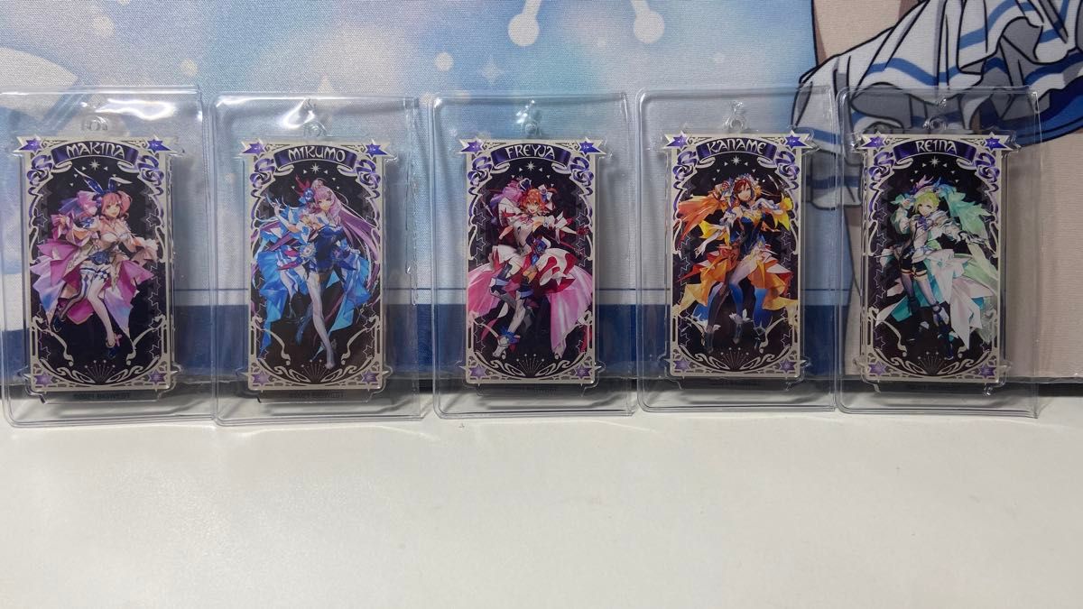 (入手困難)劇場版マクロスデルタ前売り券購入特典アクリルストラップセットコンプ