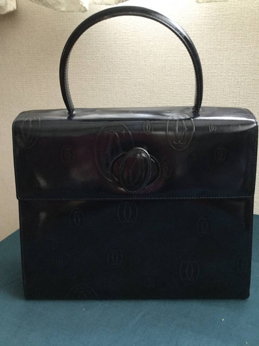 日本最大級通販ショップ  ハッピーバースデーハンドバッグ 【美品】カルティエ ハンドバッグ