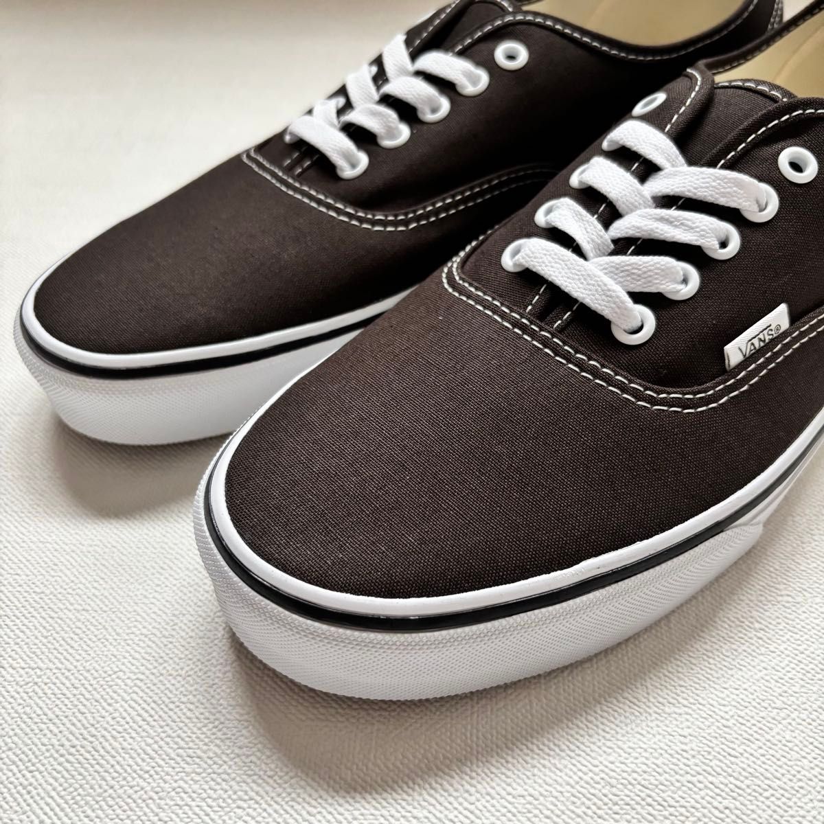 VANS バンズ オーセンティック AUTHENTIC ブラウン 31㎝ US13 箱