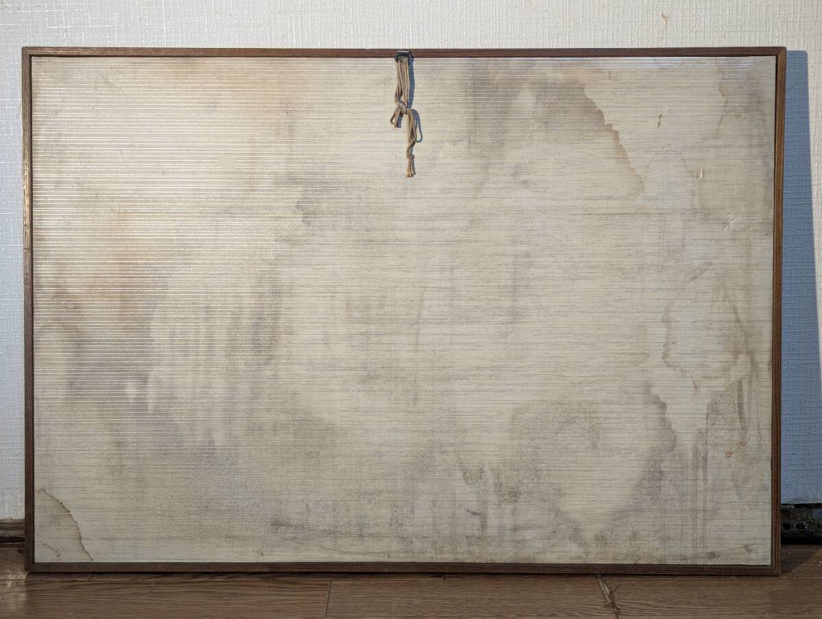 【真作】絵画　水墨画　藤の花　優雅な筆致　風情漂う墨の表現　伝統美術　W20 真作】絵画 水墨画 藤の花 優雅な筆致 風情漂う墨の表現 伝統