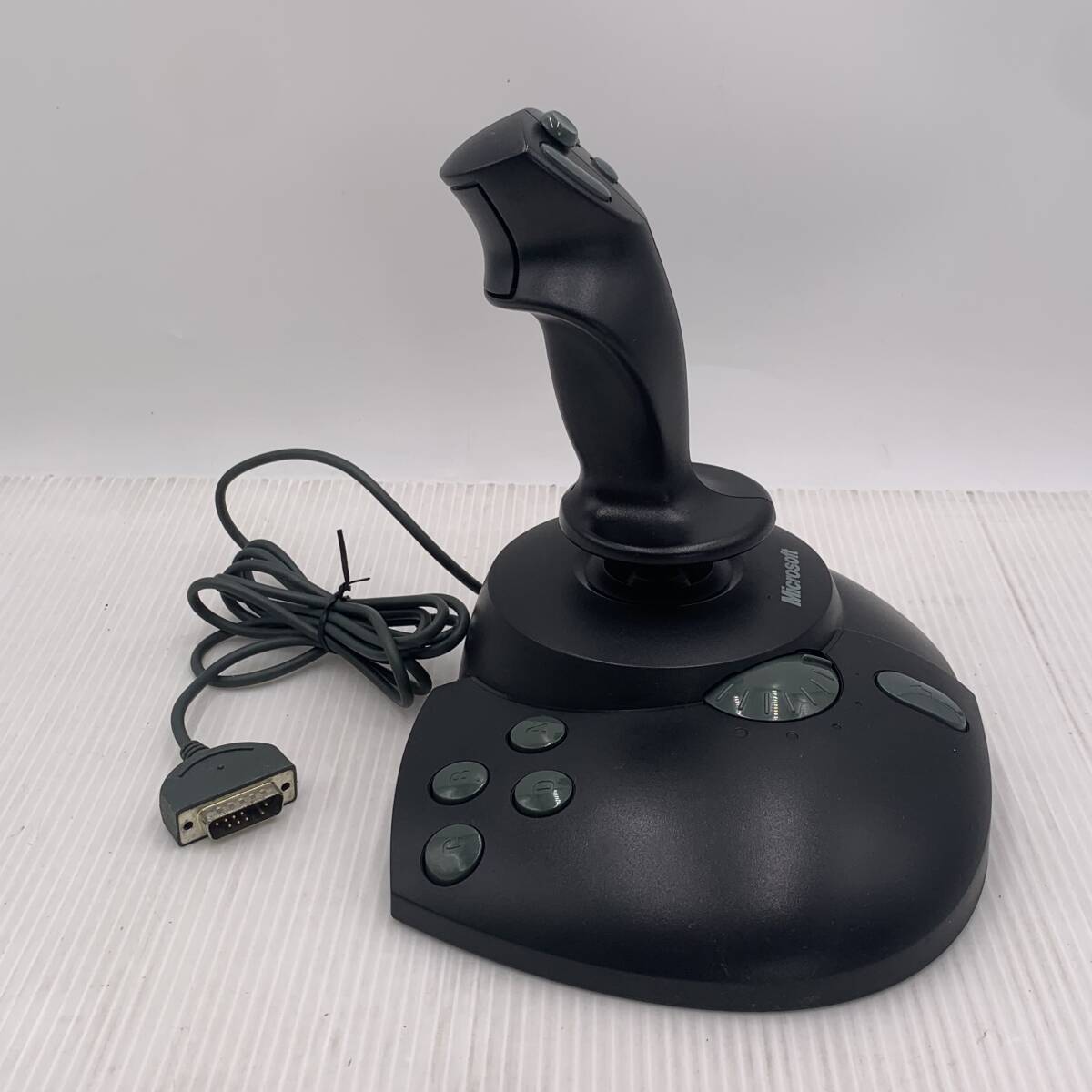 【中古美品】Microsoft/マイクロソフト Windows95/98専用 サイドワインダープレシジョンプロ ジョイスティック 通電?動作未確認 1點