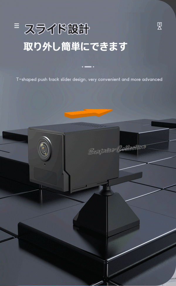 防犯カメラ 人感センサー 長時間録畫 ワイヤレス wifi 無線 SDカード録畫 充電式 音聲記録 屋內(nèi) Fowl AP接続 10時間録畫 S50★