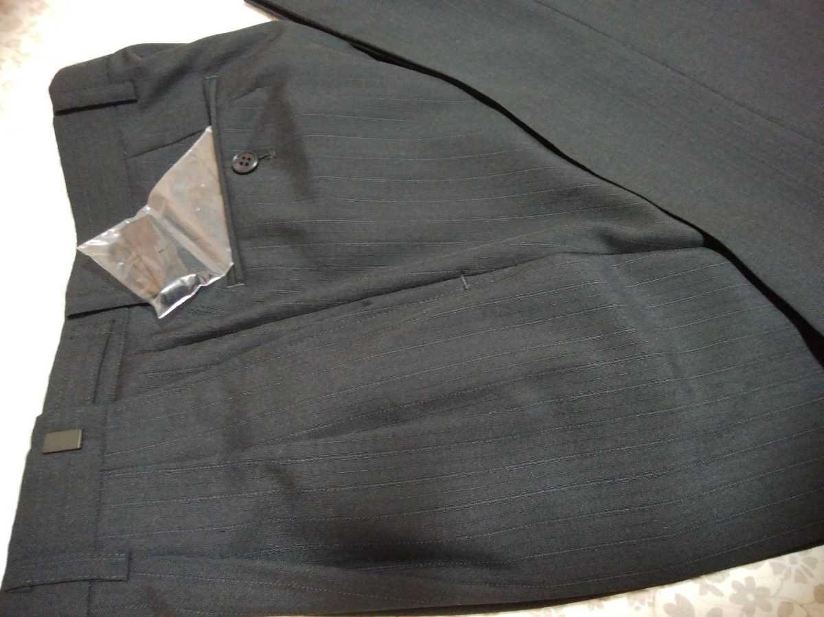 【新品未使用】3つボタン　スーツ　メンズ　92A5 M　グレー　_画像5