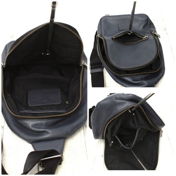 極美品 コーチ COACH ボディバッグ 71709 レザー メンズ ワン 極美品 コーチ COACH ボディバッグ 71709 レザー メンズ ワン