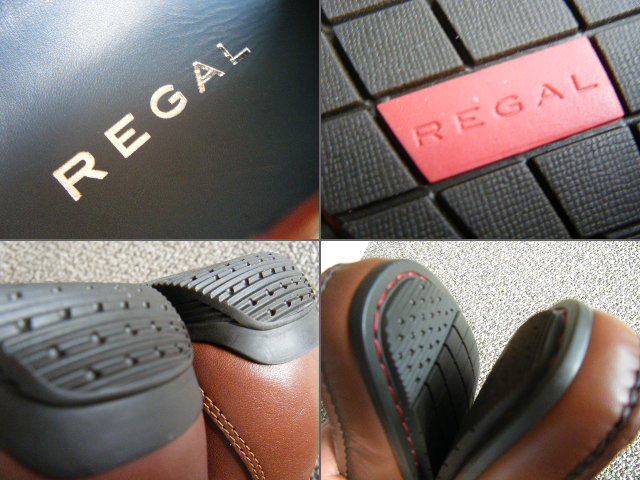 リーガル　REGAL　SLIP-ON　カジュアル&ビジネス用レザーシューズ　茶色　サイズ 23.5㌢ 　ドライビングタイプ　天然皮革製_画像9