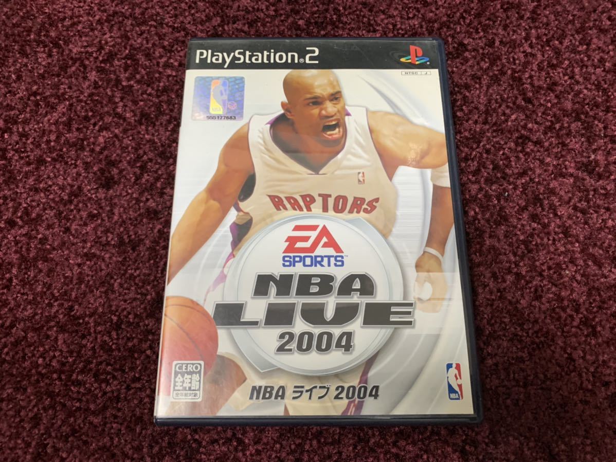 PS2 プレイステーション2 ソフト　カセット　NBA LIVE 2004_画像1