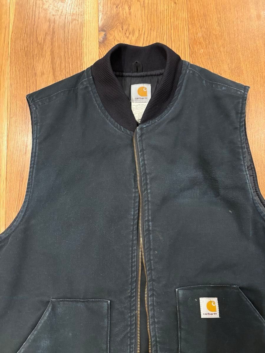 carhartt(カーハート)ダックベスト ブラック XL TALL 雰囲気系 carhartt(カーハート)ダックベスト ブラック XL TALL 雰囲気系