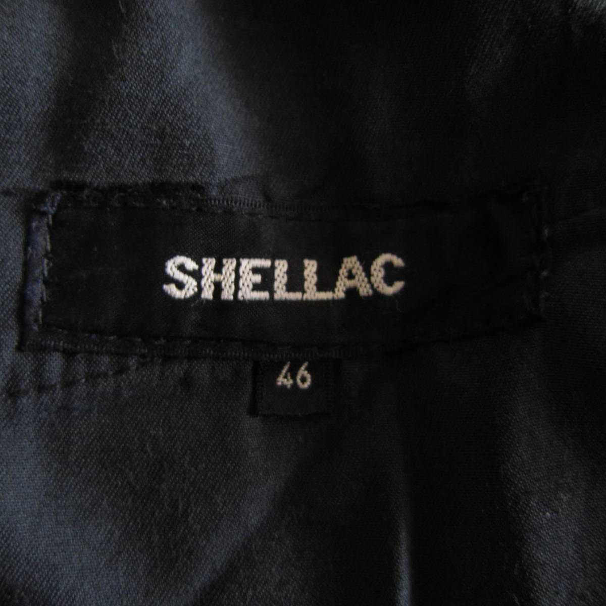 SHELLAC　シェラック　ユーズド加工　デニム　カーゴパンツ　ブラック　サイズ４６　 ５３５１_画像4
