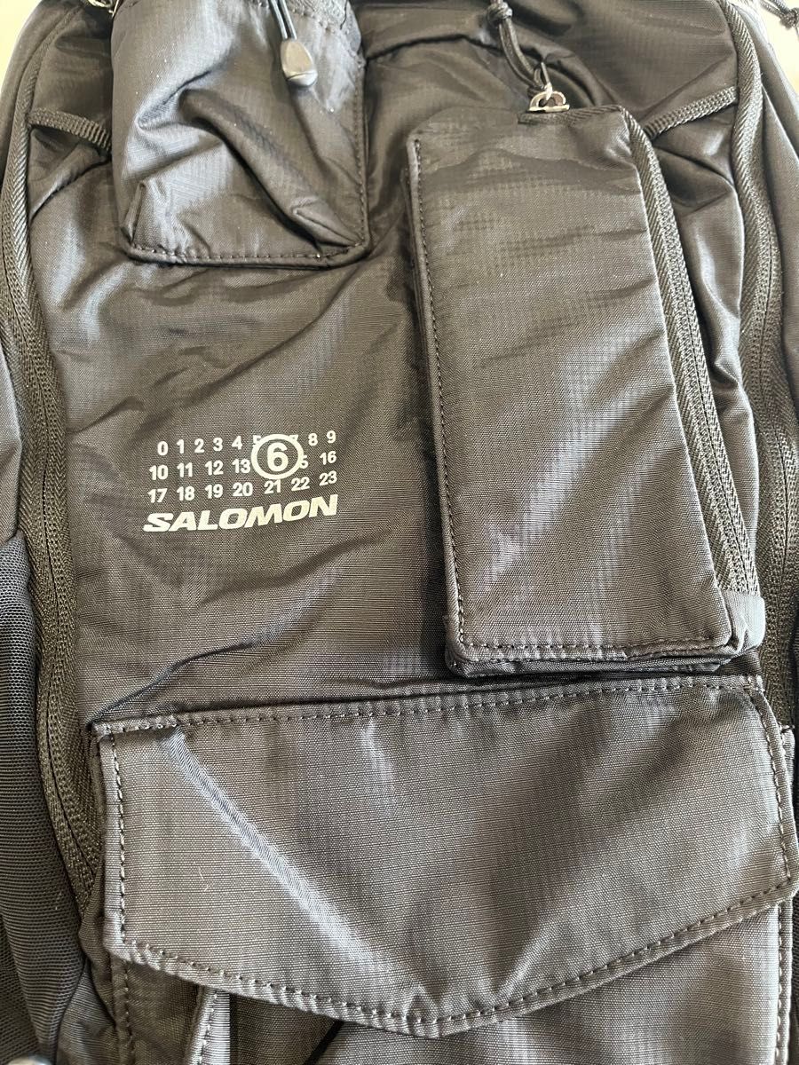 24AW新作 mm6×Salomonサロモン バックパック リュック 黒 新品 24AW新作 mm6×Salomonサロモン バックパック リュック 黒 新品