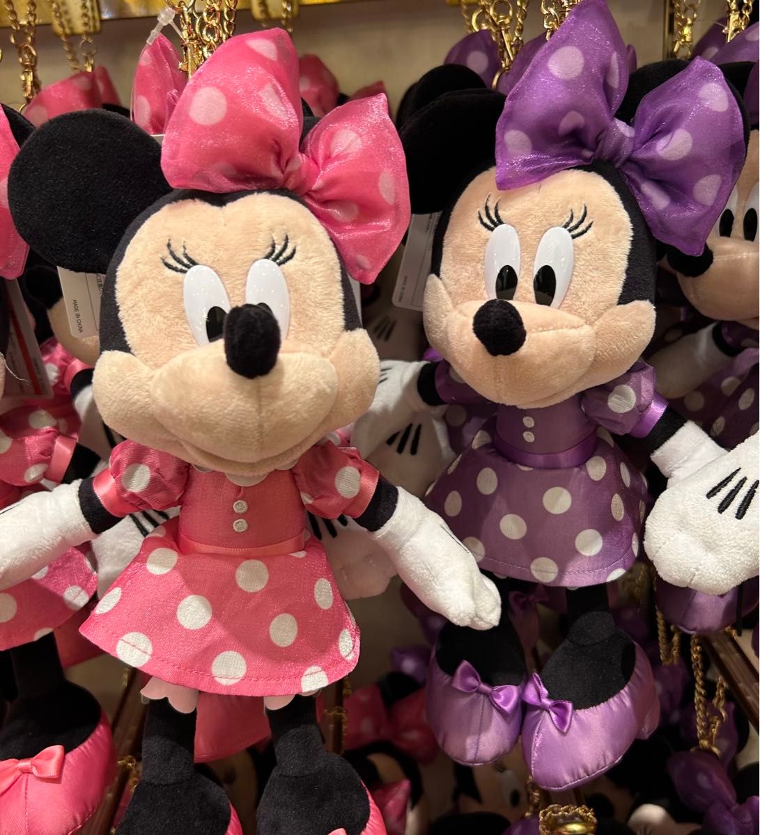 ミニー ぬいぐるみチャーム ピンク 紫 ミニーちゃん ディズニー ミニー ぬいぐるみチャーム ピンク 紫 ミニーちゃん ディズニー